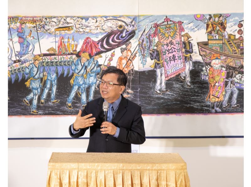 20200904 媽祖藝陣．土地印記–林智信邀請展開幕式 文化部常務次長 李連權致詞