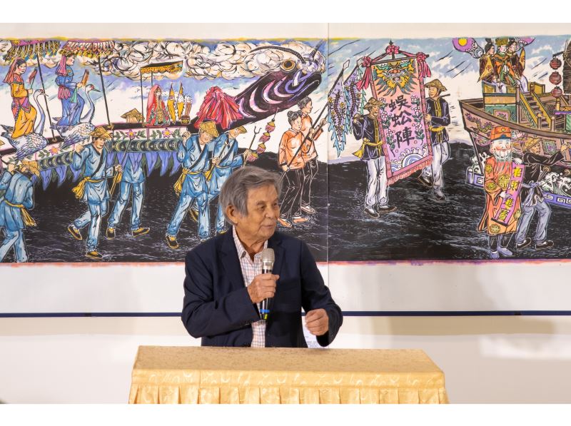 20200904 媽祖藝陣．土地印記–林智信邀請展開幕式 藝術家林智信致詞