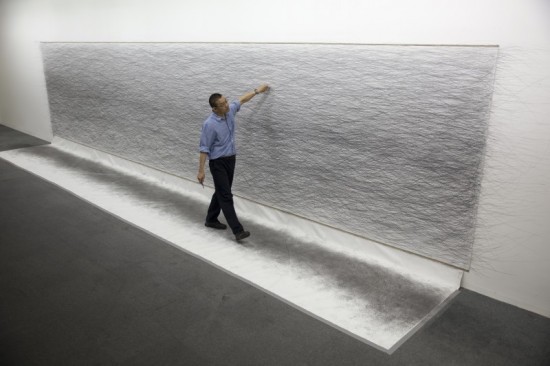 Taiwanese on-site performance at Art Basel