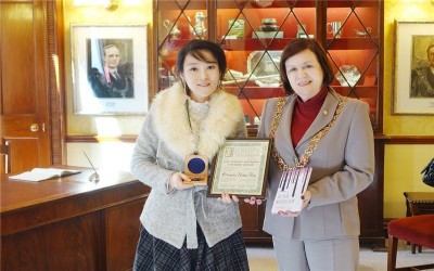 TAIWANESE NOVELIST RECEIVES IRISH AWARD