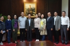 Huang Chien-min (fourth from the left), the Director-General of Sun Yat-sen's Residence Memorial Museum