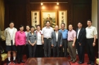 The Director of Association of History Professors in America, China Fang Qiang, led his group to visit the Hall.