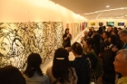 德明藝廊展出「蘇汶容抽象畫五十回顧展」。