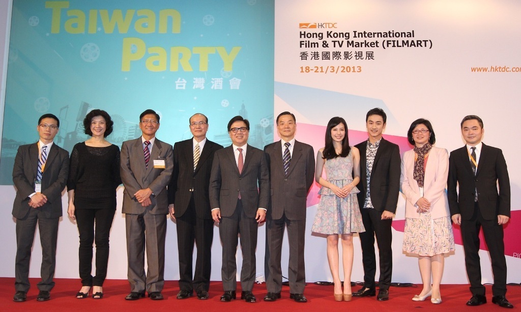 2013香港國際影視展  台灣酒會人氣熱絡