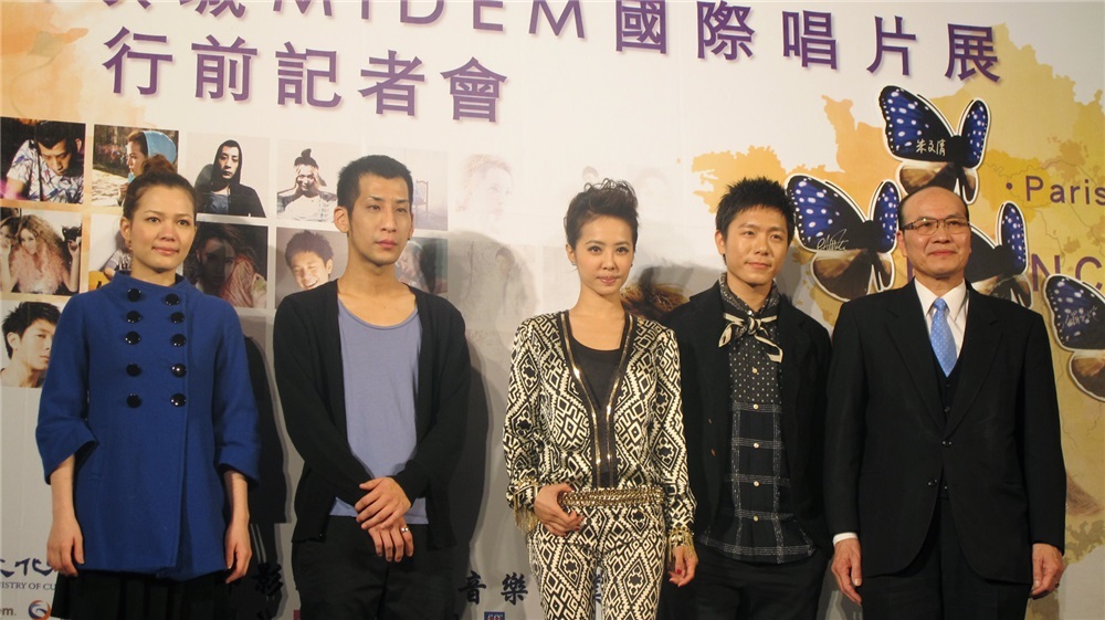 蔡依林、韋禮安、沙羅曼蛇三組藝人出征2013年法國坎城MIDEM唱片展