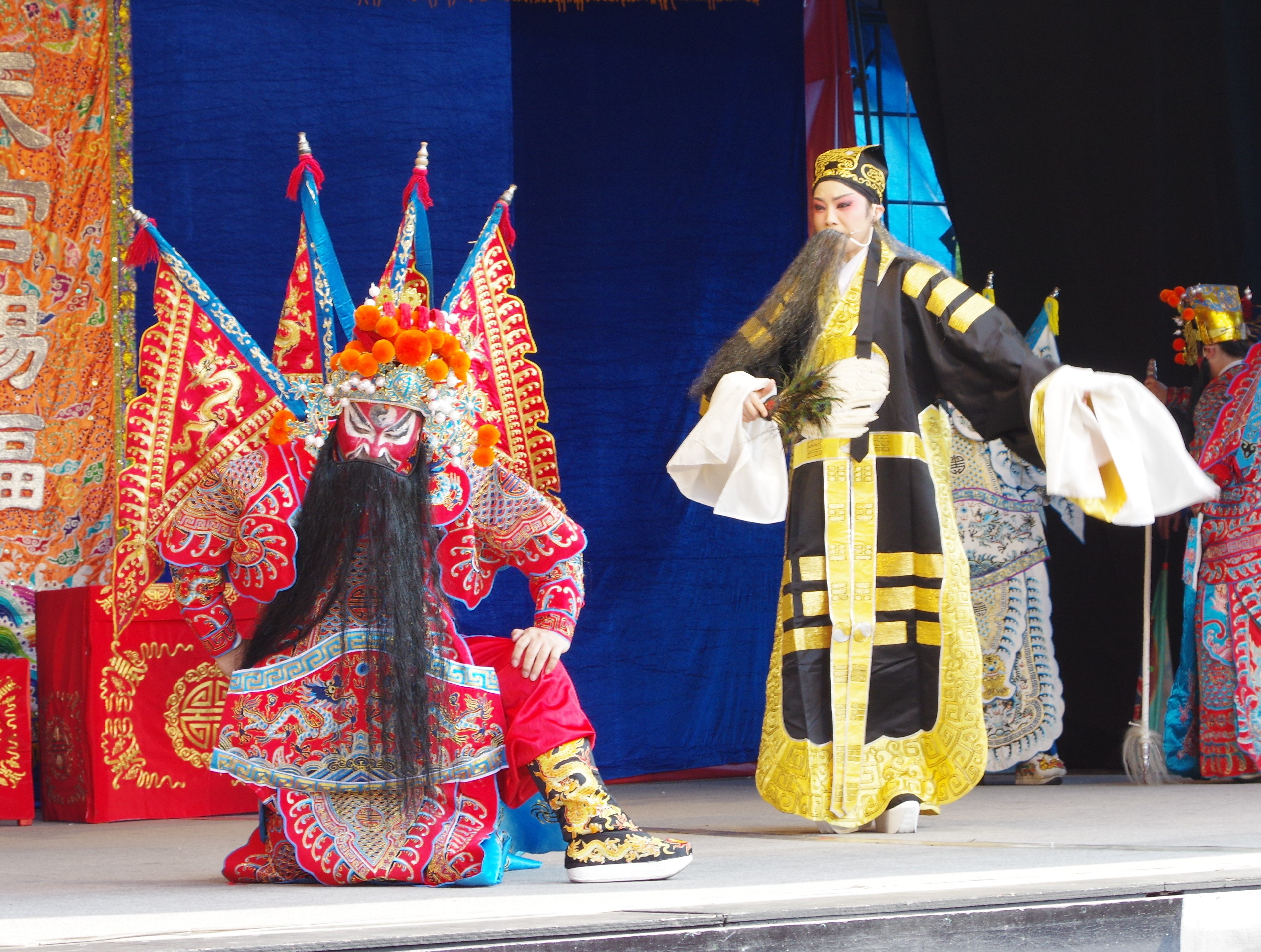 圖3 2017 年臺北保生文化祭漢陽北管劇團演出《天水關》,將英雄間的惺惺相惜刻劃入裡。( 陳磅礴攝).JPG