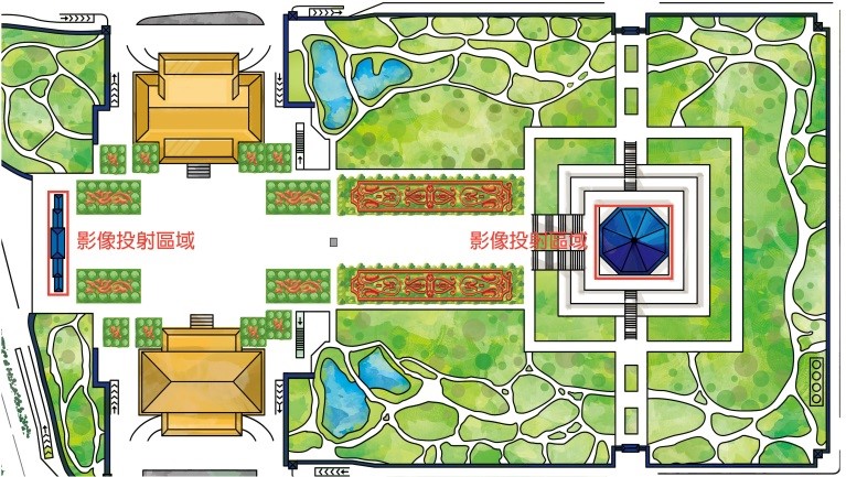 Park area plan with rental space