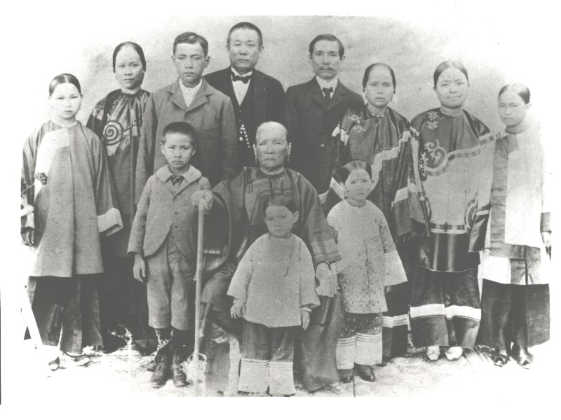 孫中山與家人合影