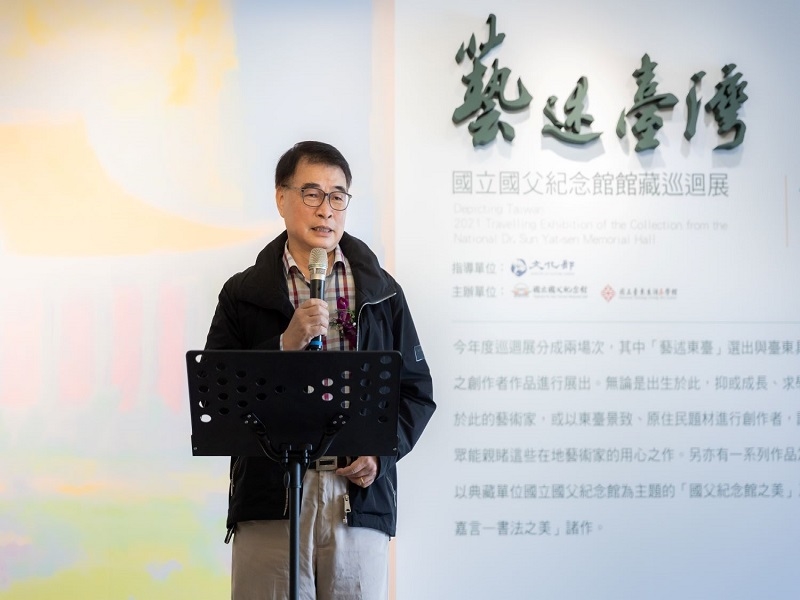  President of National Taitung University, Tseng Yew-min, gave a speech.