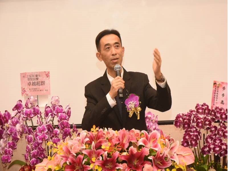 New Director-general of Dr. Sun Yat-sen Memorial Hall: Wang Lan-sheng gave a speech.