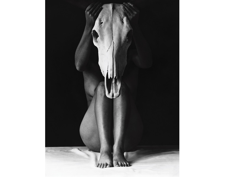 Ox Head and Woman _1993.