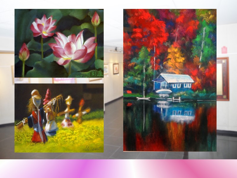 Exhibition of Works by the Teacher and Students at the Pastel Class