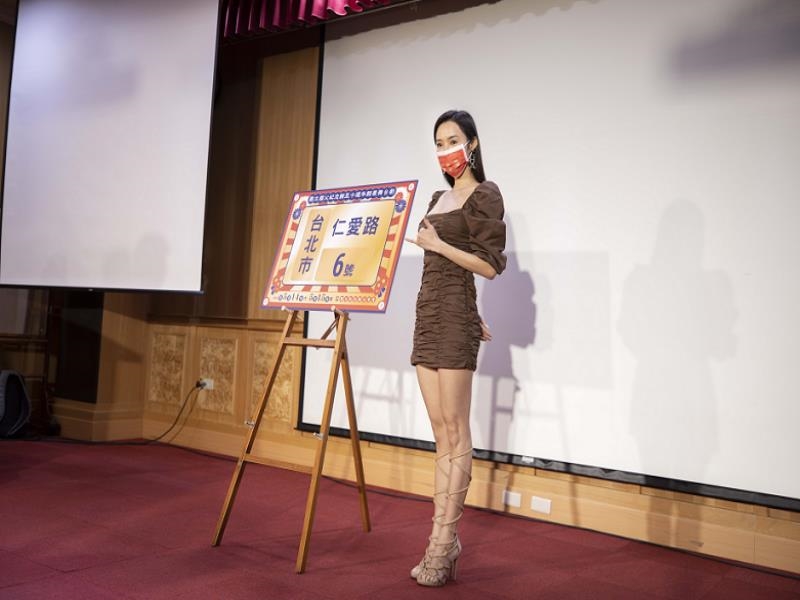 The actress, Lia Kang, of National Dr. Sun Yat-sen Memorial Hall 50th Anniversary Comedy, “Renai Road 6”