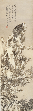 溥心畬《雪景山水》