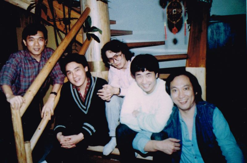 Chen Fu-ming (second from left)