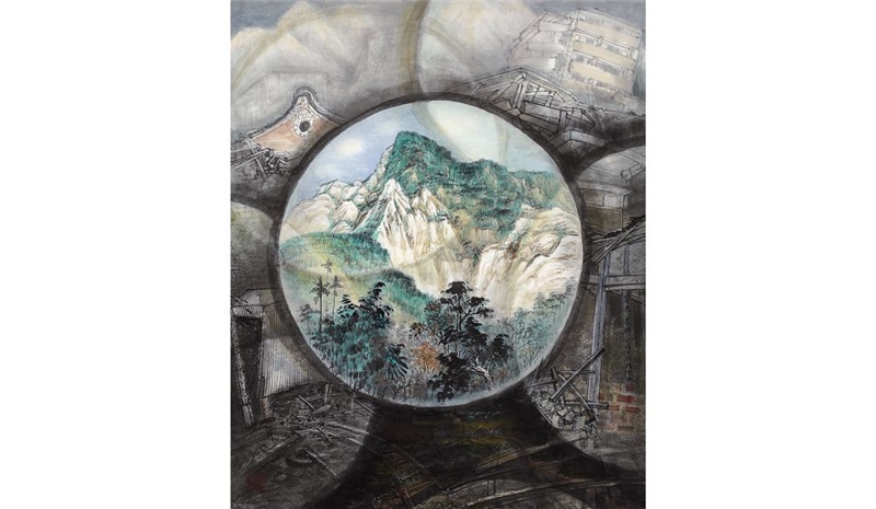 心源映象-程雪亞水墨畫展」國父紀念館呈現山水情懷