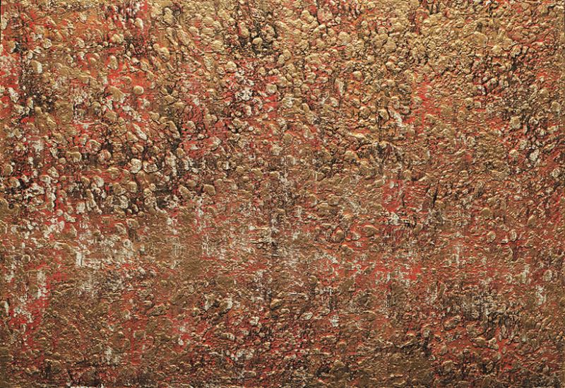 張淑芬《美麗的透視》2021，油彩、壓克力彩、畫布，130x160cm (藝術家自藏)