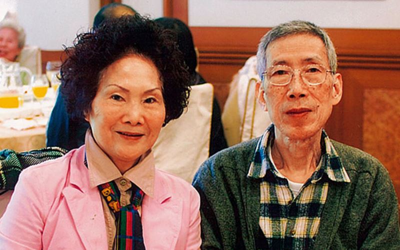 Chang Bi (left) and Lin Min-san
