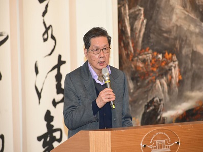 Former President Wang Ming-xian of NTUA gave a speech(open in a window)