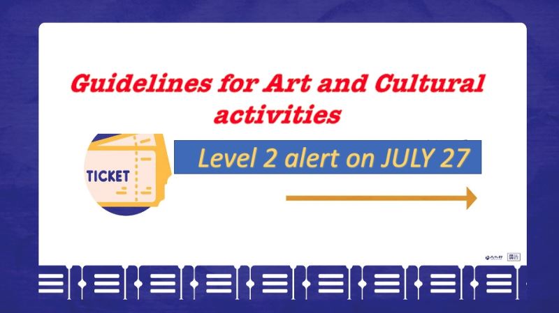 Ministry of Culture announces Level 2 alert guidelines