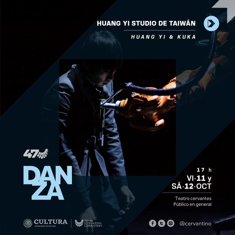 Taiwan dancer-robot duet in Guanajuato