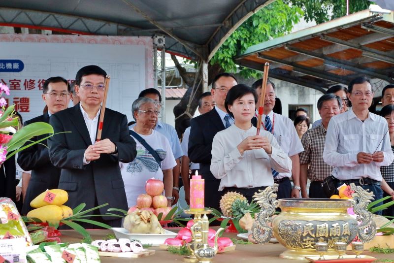 Repairs kick off at Taiwan’s upcoming railway museum