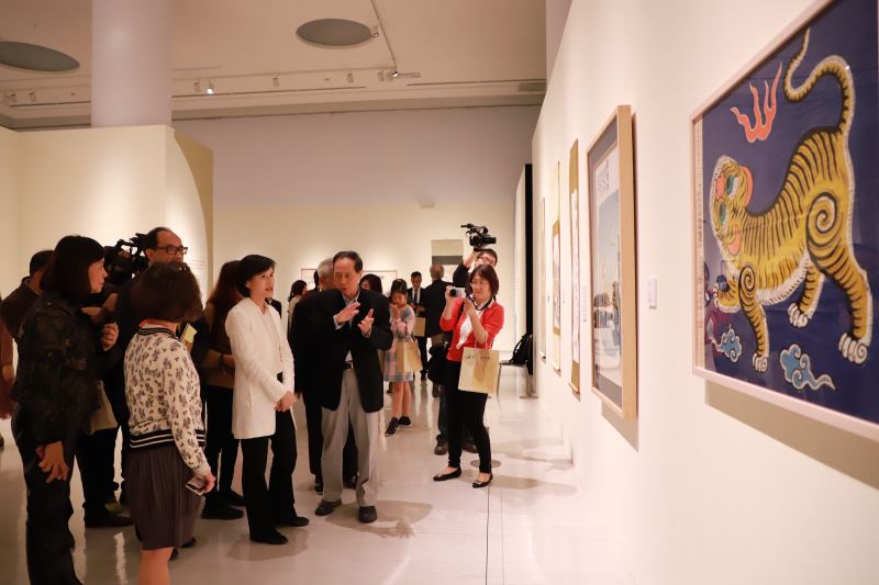 Taichung hosts major exhibition on late gouache artist