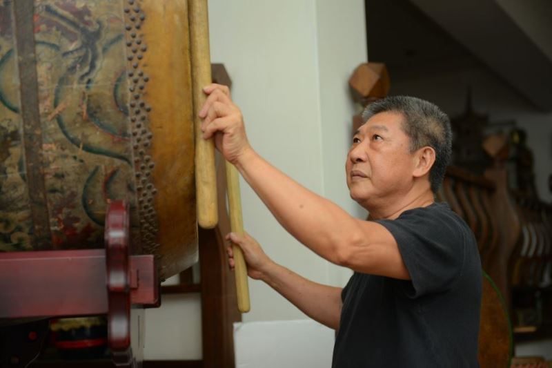 Master drum-maker | Wang Hsi-kun