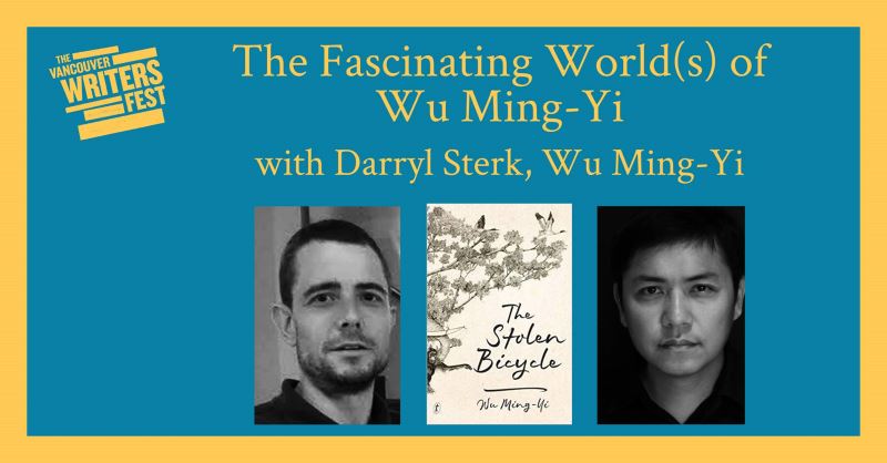 Wu Ming-yi to greet Vancouver readers