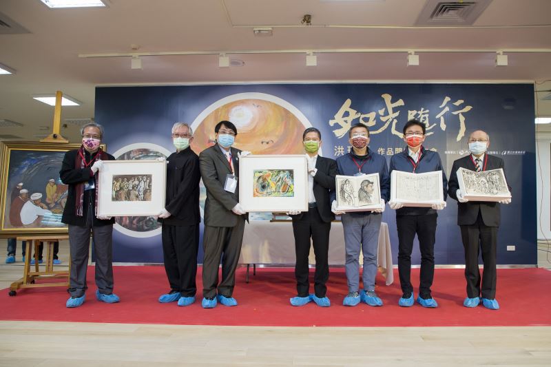 Unboxing ceremony for Hung Rui-lin