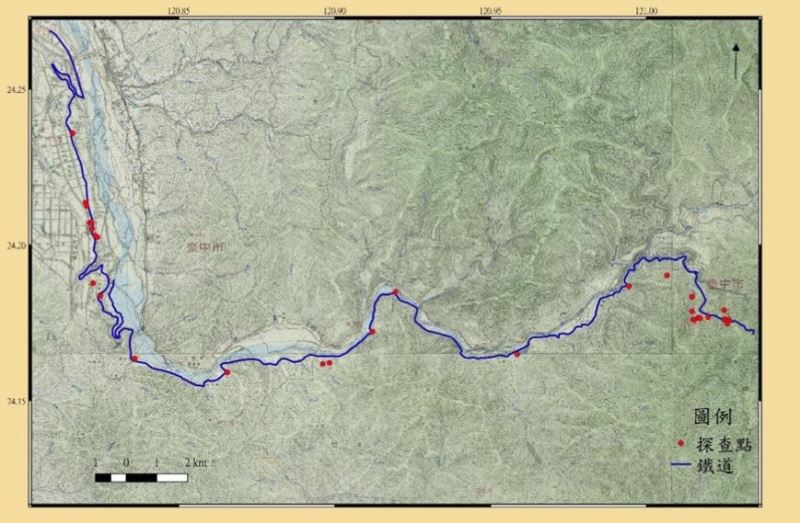 八仙山森林鐵道：以清水臺為中心區域的鐵道實物資源、人文地理空間前置踏查計畫