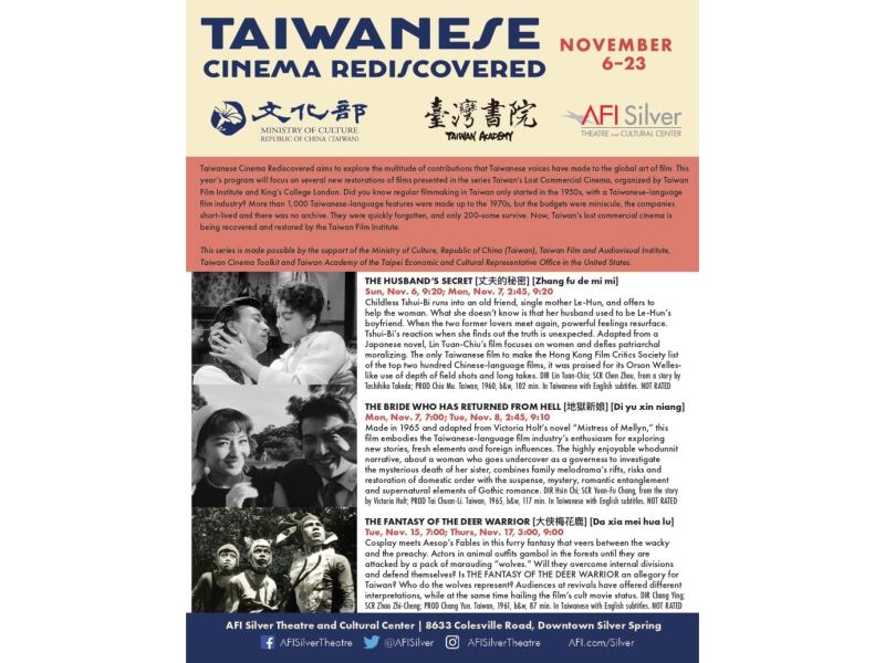 Taiwanese-language film screenings in the US