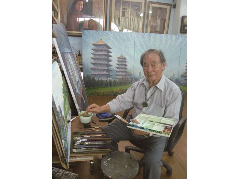 Minister Lee mourns the passing of senior Taiwanese artist Ho Wen-chi