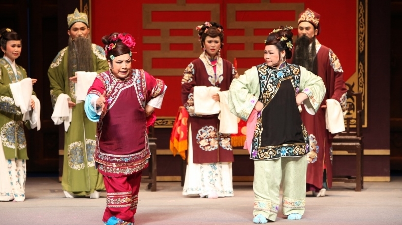 2010榮興客家採茶劇團《雙花緣》在新舞臺演出。