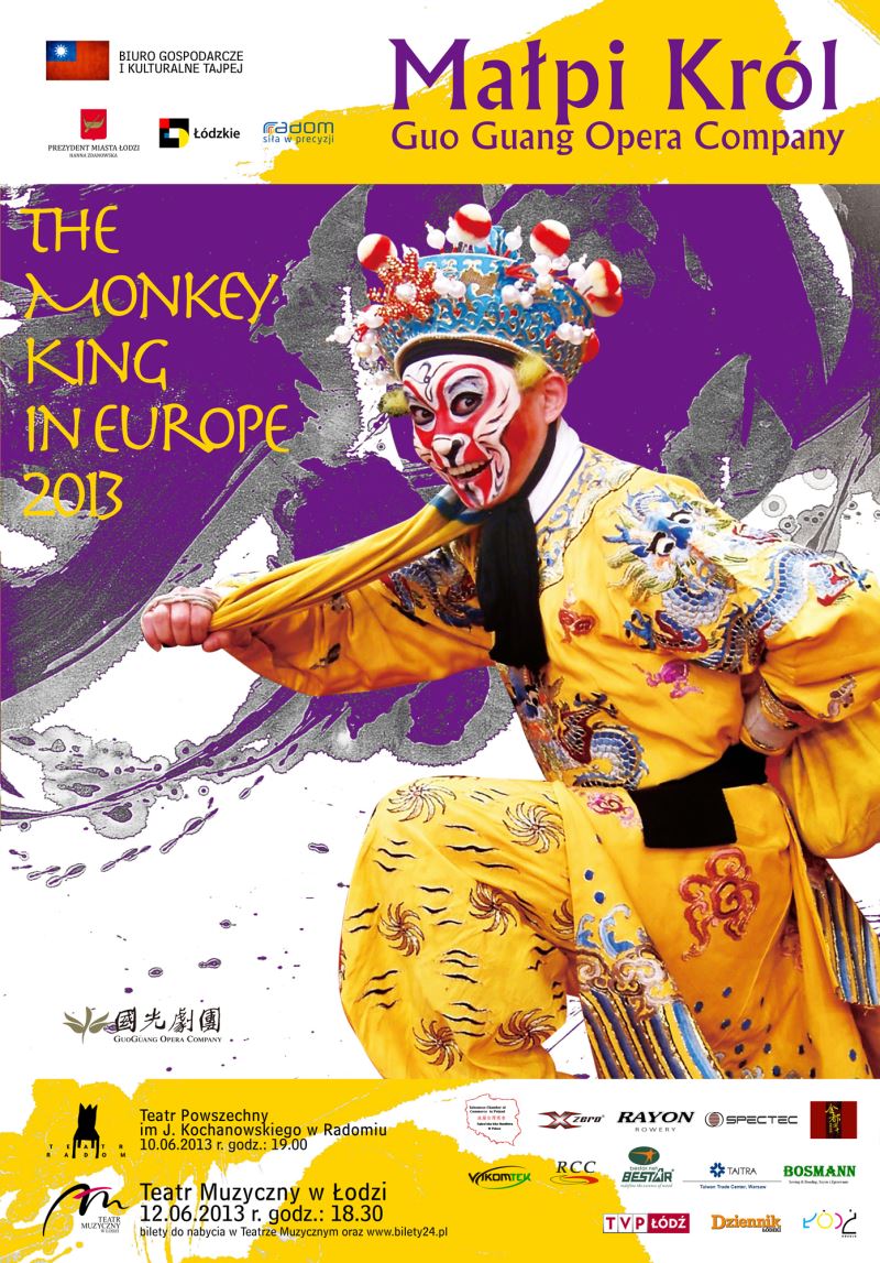 TAIWAN’S ‘MONKEY KING’ OPERA SHOW ENTRHALLS POLAND