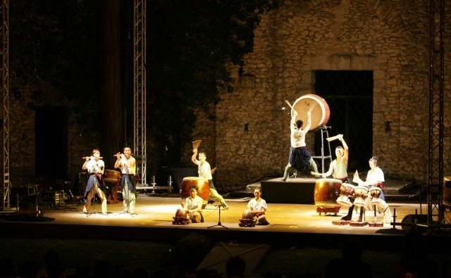 Taiwan's Ten Drum performs in France 