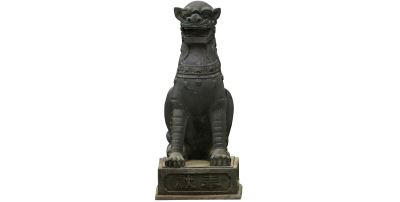 AH001989 臺灣神社銅犬