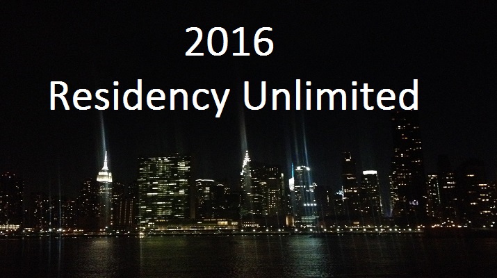 2016 Residency Unlimited Winners Announced