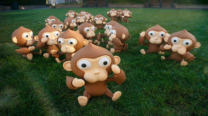 齊天大聖率領數百隻猴子歡鬧多倫多湖濱中心 歡慶農曆新春
