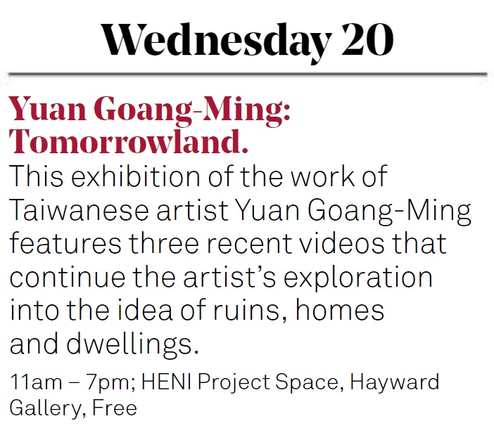 Hayward Gallery to spotlight Taiwan artist on its 50th anniversary
