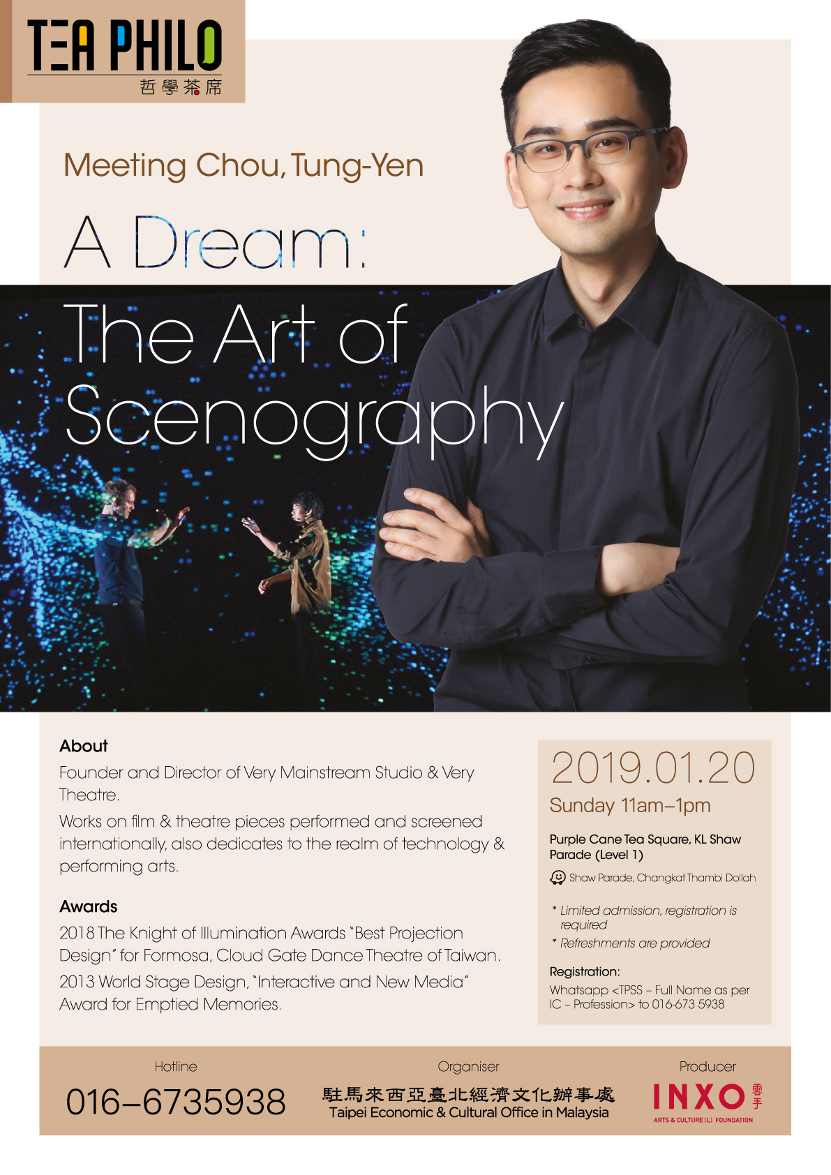 Tea Philo series in Malaysia kicks off with scenography expert