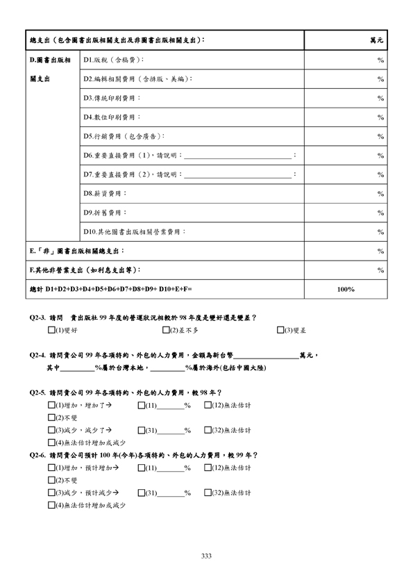 99年全國流行音樂產業調查報告