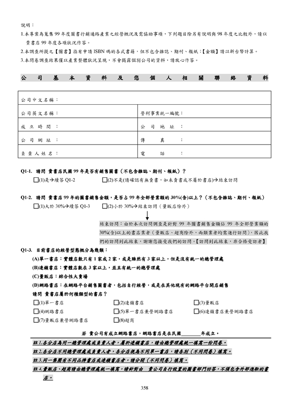 99年全國流行音樂產業調查報告