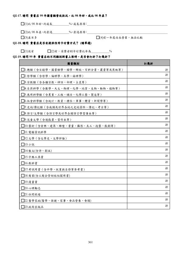 99年全國流行音樂產業調查報告