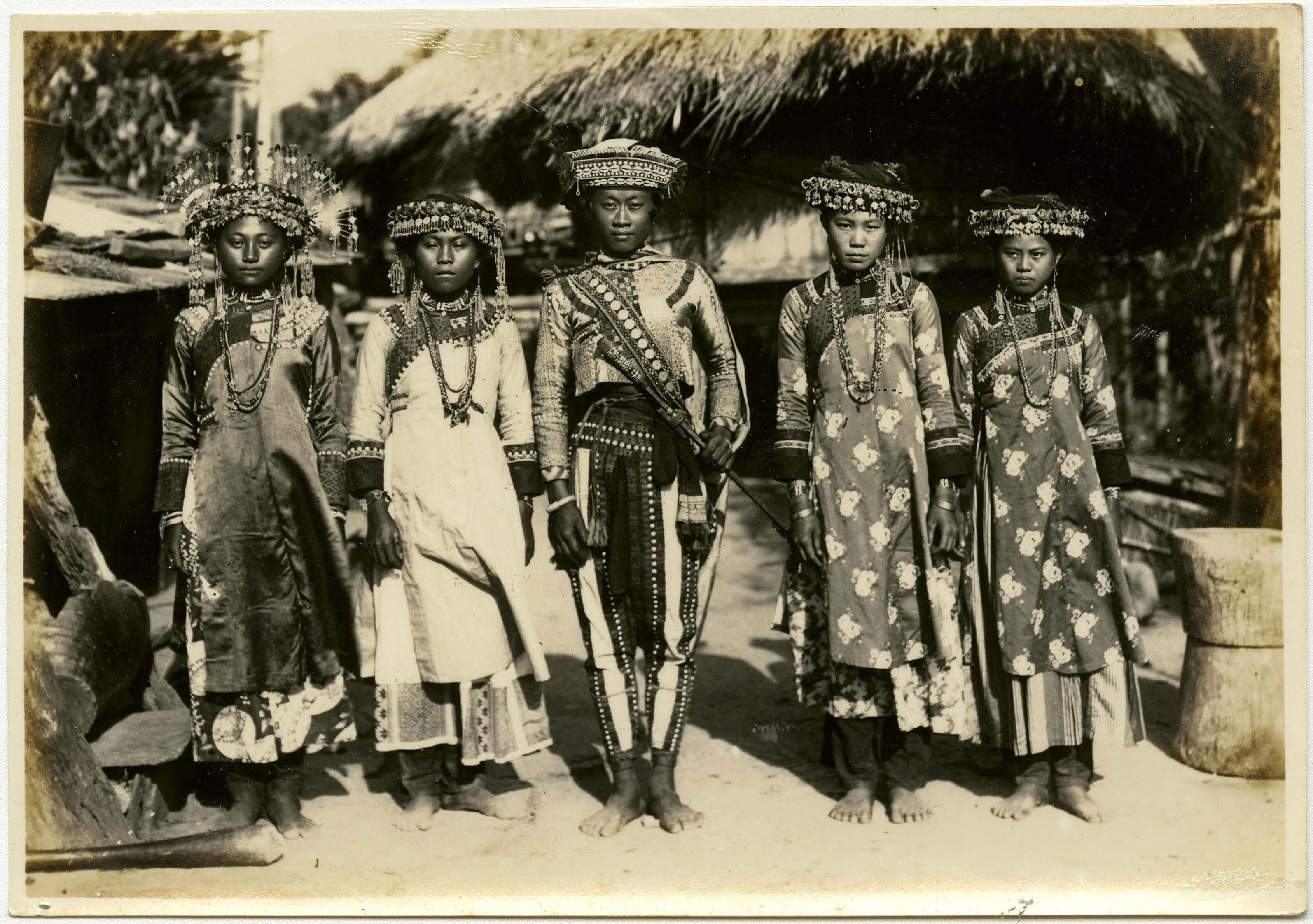 The Paiwan Youth Wearing Formal Costume